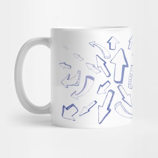 Sketched Arrows Mug